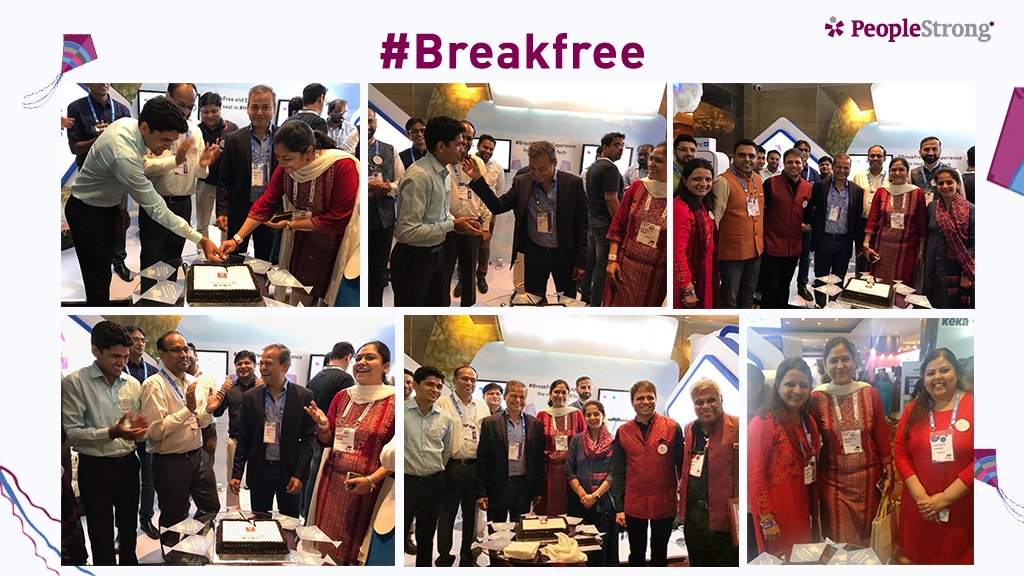 peoplestrong's tweet photo. Congratulations to @VMart_Fashion Retail Ltd. Team as we celebrate the go-live of #AltWorklife with Lalit Agarwal & Anjali Goel and entire PeopleStrong family. #TechHR18 #BreakFree #HRTechThatMatters https://t.co/NLFQor2JU7