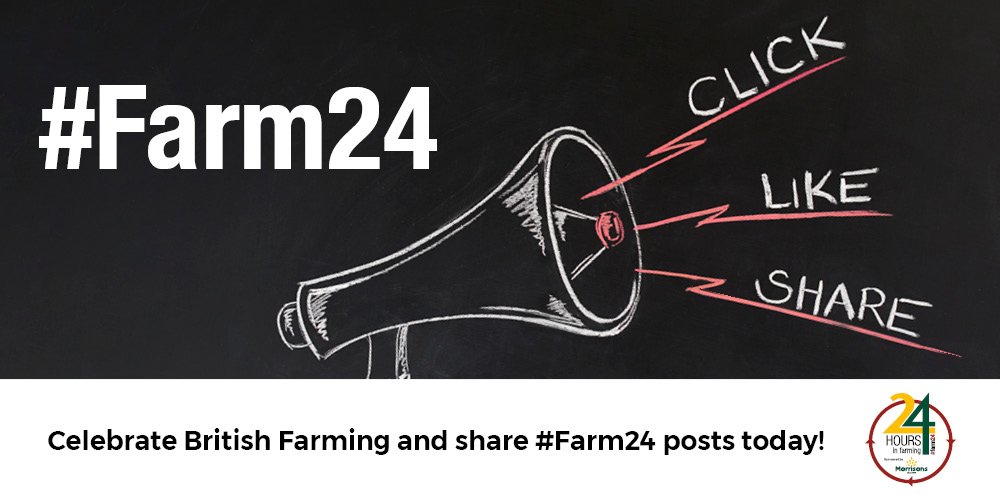 Have you clicked, liked and shared your stories, pics and tales about British food and farming? Join in now to take part #Farm24 <a href="/Morrisons/">Morrisons</a>