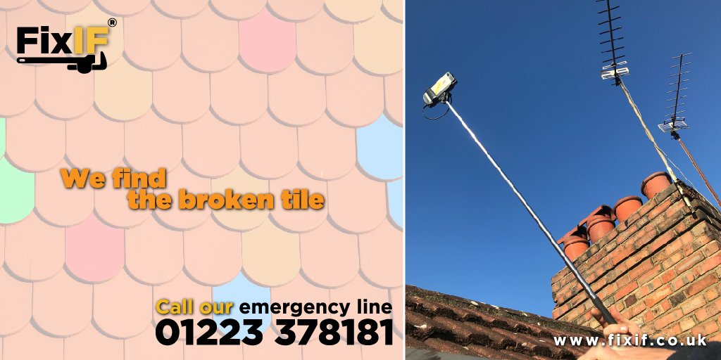 Damage, Leak or a Broken tile?
Call our ROOFING EMERGENCY LINE 01223 378181
#fixif#roofing #cambridgeroofing #emergencyroofing #roofrepair #roofrepairservices #brokenroof #roofleak #roofdamage #brokentile #roofers
Visit our website to find out more. fixif.co.uk
