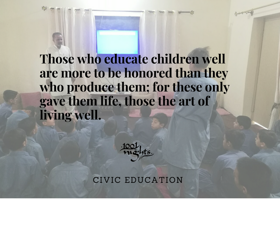 1001Nights_CGN's tweet photo. Those who #educate children well are more to be #honored than they who produce them; for these only gave them #life, those the art of living well.
#SupportCivicEducation #SDD4.7 #EDF #BBB #SchoolProgram @CGN_P https://t.co/OcPLuZTrON