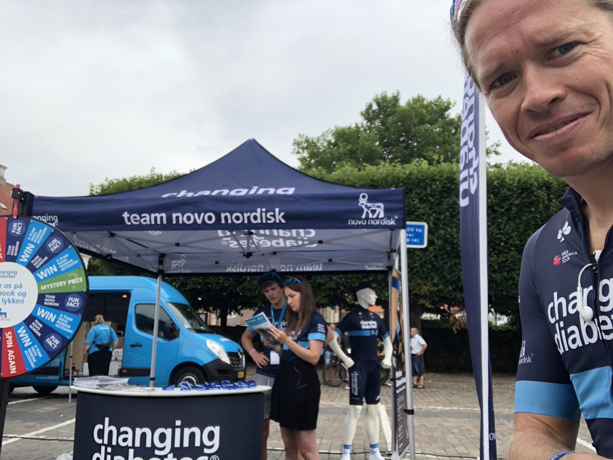 PhilSoutherland's tweet photo. Here at the start of the #KingStage ride at #PostDkRundt and great to see the @novonordisk team supporting @teamnovonordisk and helping us in the goal of #ChangingDiabetes in Denmark. Good luck to all participants. https://t.co/OqHUyWyNf7