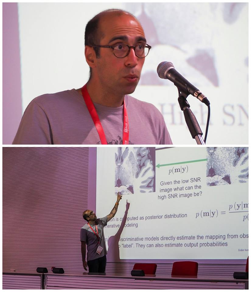 MI_SummerSchool's tweet photo. @EnderKonukoglu Ender  Konukoglu - Using deep learning as priors in generative models for image analysis #miss2018 #favignana #medicalimaging #deeplearning https://t.co/Up8WrQWFiC