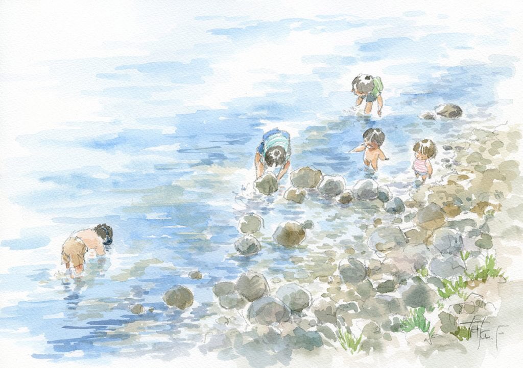 川のイラスト