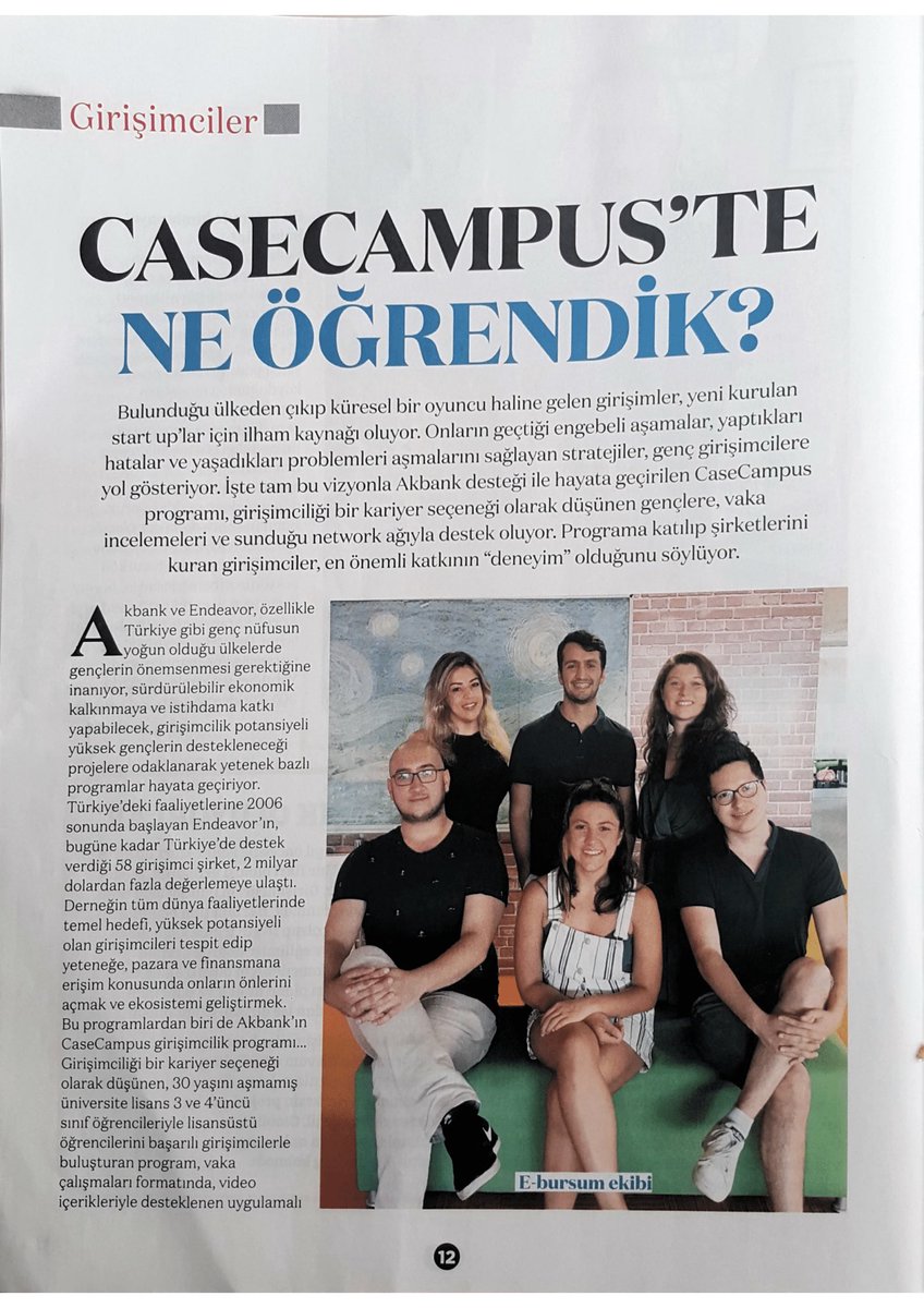microfonco's tweet photo. Endeavor Türkiye, Case Campus programının ilk fellowlarından biri olarak program sürecinde neler öğrendiğimizi @CapitalDergisi Ağustos sayısında anlattık. Ayrıca yeni girişimimiz Microfon’dan bahsettik. @endeavor_turkey #casecampus #EBursum https://t.co/z49N5i2gSB