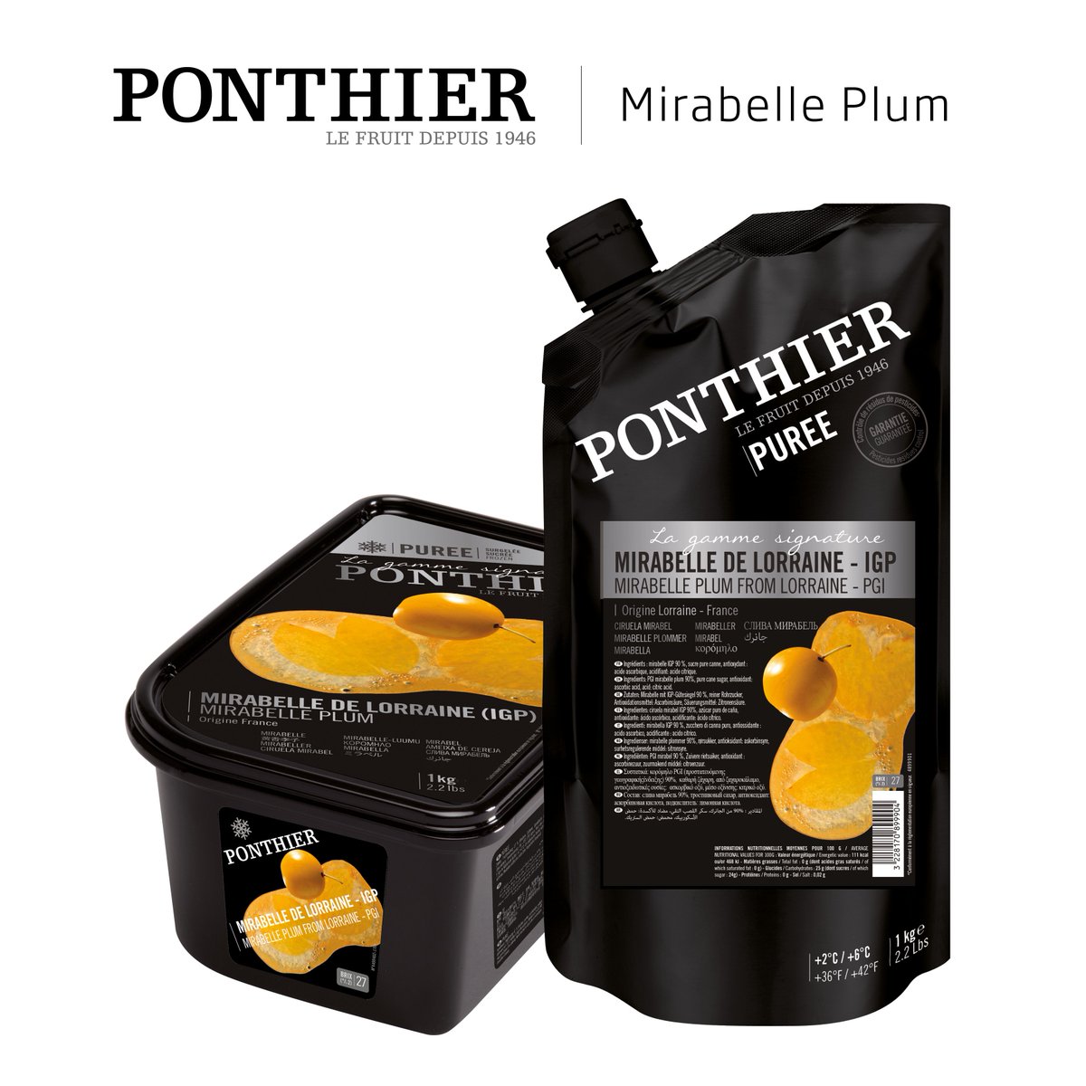The month of August see’s Mirabelle plum from Lorraine (PGI) take the spotlight! This prestigious label guarantees a minimum sugar content and perfect traceability. Mirabelle plum have a light fragrance and delicate flavour with juicier and sweeter flesh.
#ponthier #mirabelleplum