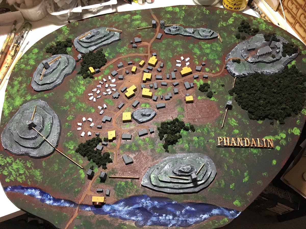 Phil Edwards på Twitter: "During last nights D&D session the group were  returning to the town of Phandalin - the first town they had spent time in.  I wanted it to be