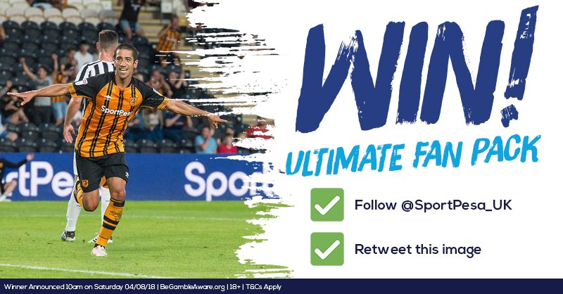 WIN THE ULTIMATE <a href="/HullCity/">Hull City</a> FAN PACK!

✅ Two tickets to every 18/19 home match 

✅ Personalised home shirt

✅ Personalised away shirt

Simply RT and follow to enter.
Winner announced 10am on Saturday. Good luck!