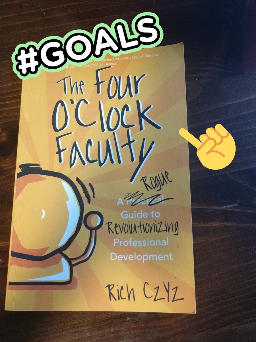 MrsDStewart's tweet photo. 1 of my #teachergoals this summer was to read this book so that I can become a better #PD #staffdeveloper for my school as a #CRT! Thanks @4OClockFaculty for the #teacherspiration to try new PD formats &amp; activities! @SSHS_Raiders are you ready? #SCSBpln #sshs #highschool #edchat https://t.co/Wa3RLq6ZxL