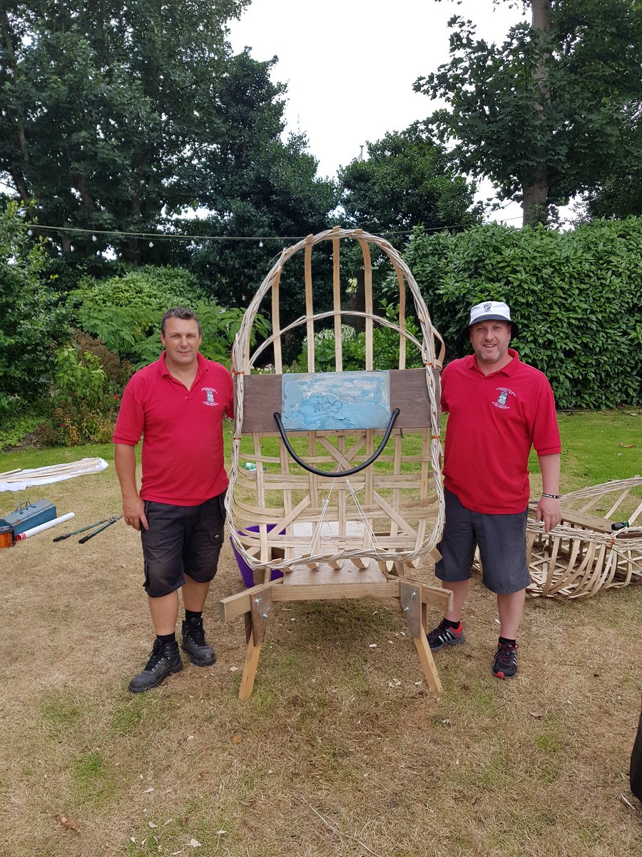 mddellar's tweet photo. Yesterday's #coracle build at #cardigancastle. Thanks @wilbowen for your assistance throughout the day. https://t.co/dxSYlWihDI