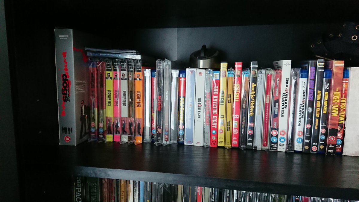 lvirus316's tweet photo. My #QuentinTarantino #Collection is coming along nicely! Including #Dvd #BluRay #Steelbooks #LazerDisk #CD #PremiumSteelbooks #KimchiDVD various #LimitedEditions and a few rare imports! Still so much more to get!! https://t.co/gu0kmogk31