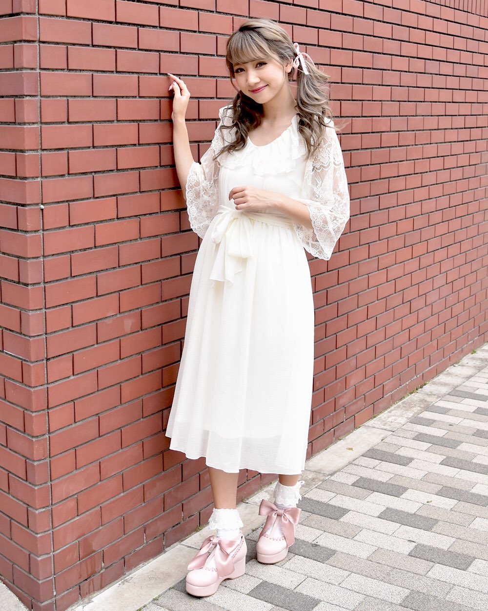 [送料無料]新品タグ付き♡LIS LISA シフォンバンダナ柄ワンピース♡ LIZ LISA - タグ付き未使用 LIZ LISA ワンピース シフォン 薔薇