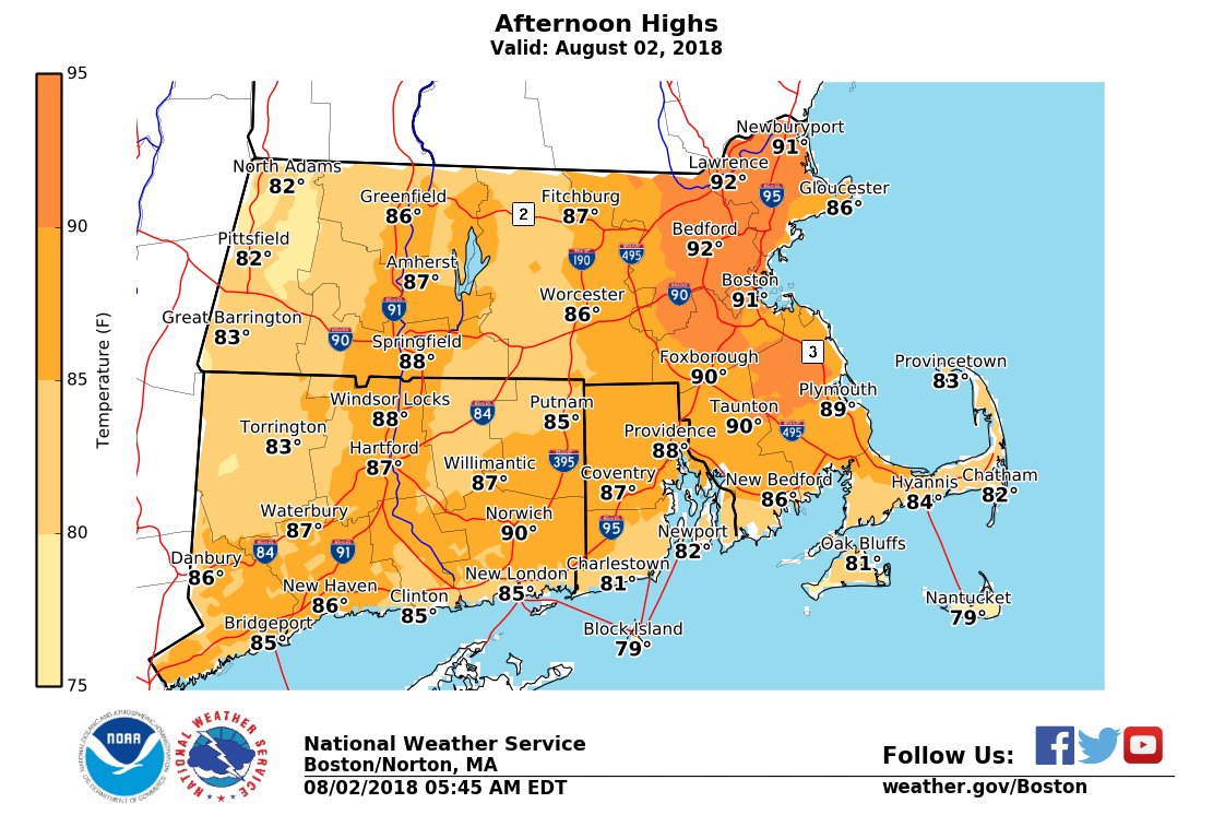 NWS Boston on Twitter &quot;Low clouds are burning off. Expect
