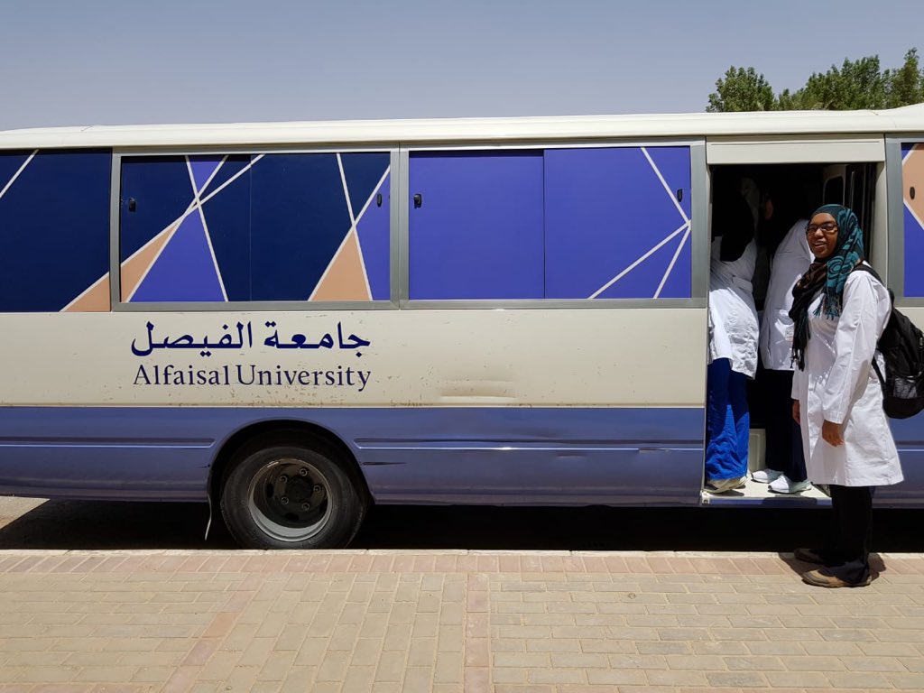 mawhibaprogram's tweet photo. Dr. Rayyan with the girls getting on board for our KACST visit! #برنامج_موهبة_بجامعة_الفيصل #برامج_موهبة_الاثرائية https://t.co/QcoHcMiWkg