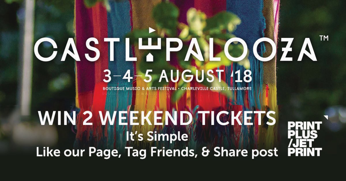 PrintPlusTul's tweet image. 🏰WIN 2 WEEKEND TICKETS TO CASTLEPALOOZA 🏰

To be in with a chance to win, simply -

LIKE OUR FACEBOOK PAGE, SHARE and TAG WHO YOU WILL BRING.

facebook.com/44755096865271…

#PrintPlusTullamore #CASTLEPALOOZA
