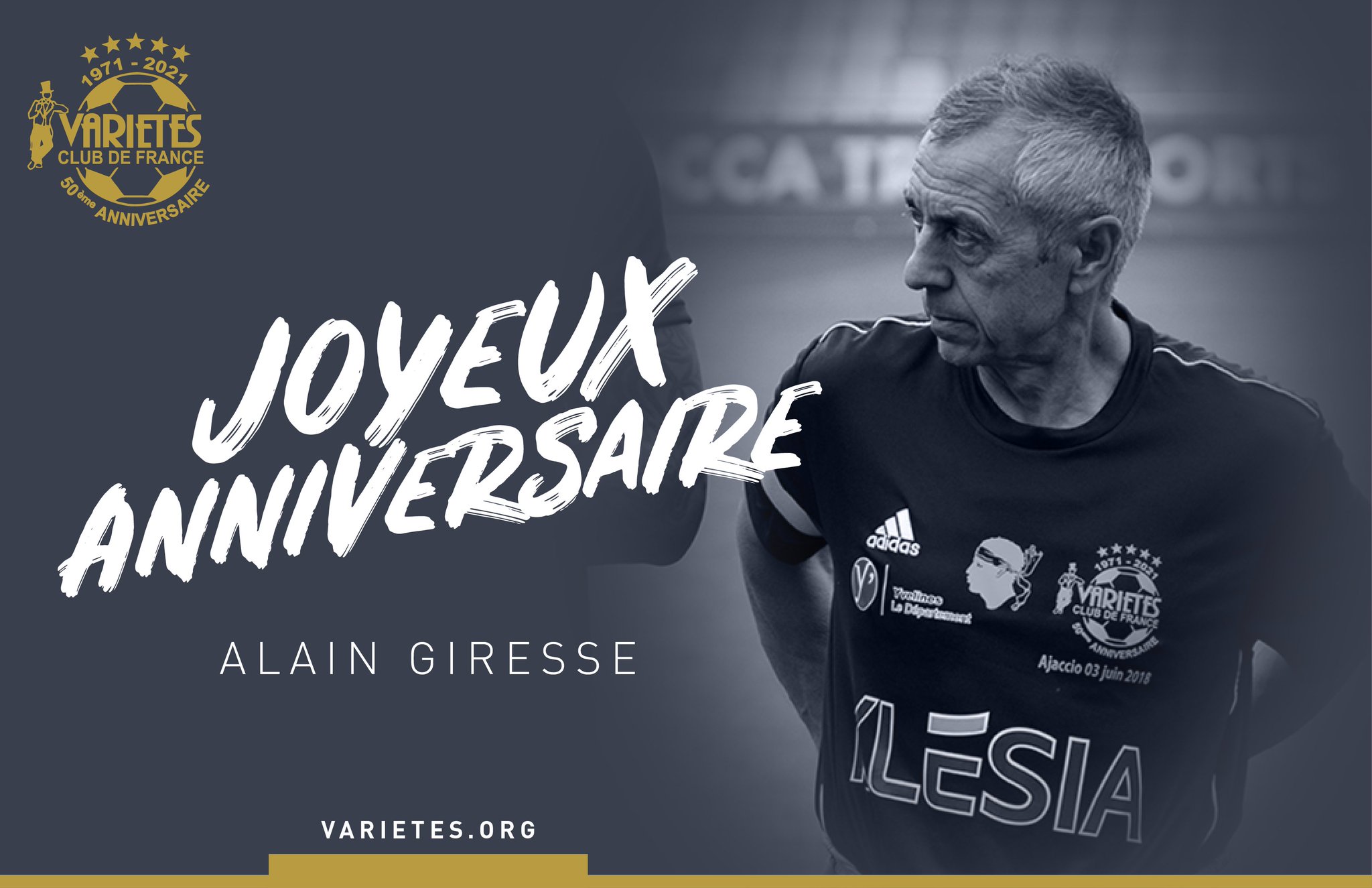 Membre légendaire du (depuis 83), Alain fête aujourd\hui ses 66 ans ! Happy Birthday Gigi !   