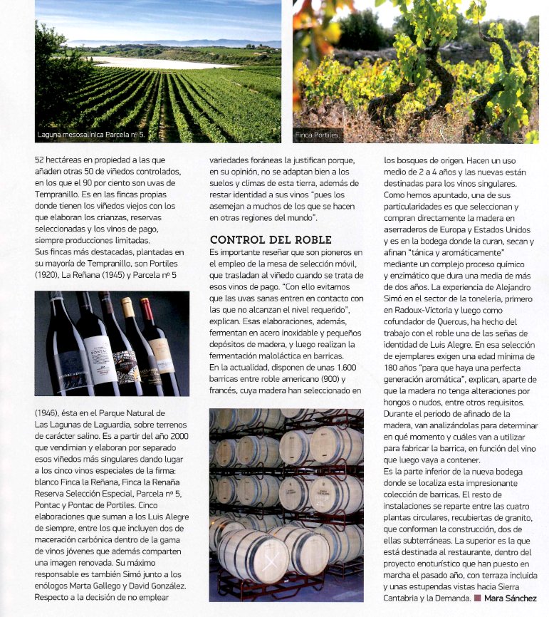 LuisAlegreWines's tweet photo. Otro gran #reportaje, esta vez, de la #revista #PlanetaVino #proensa en su edición de #agosto #septiembre! ¡Gracias! #BodegasLuisAlegre #winelover #vino #Laguardia #viña #LaRioja #spain #Riojawine #lariojaapetece #viña #DORioja #ilovewine #barricas #France #madera #Roble https://t.co/vAqmmzKYDs