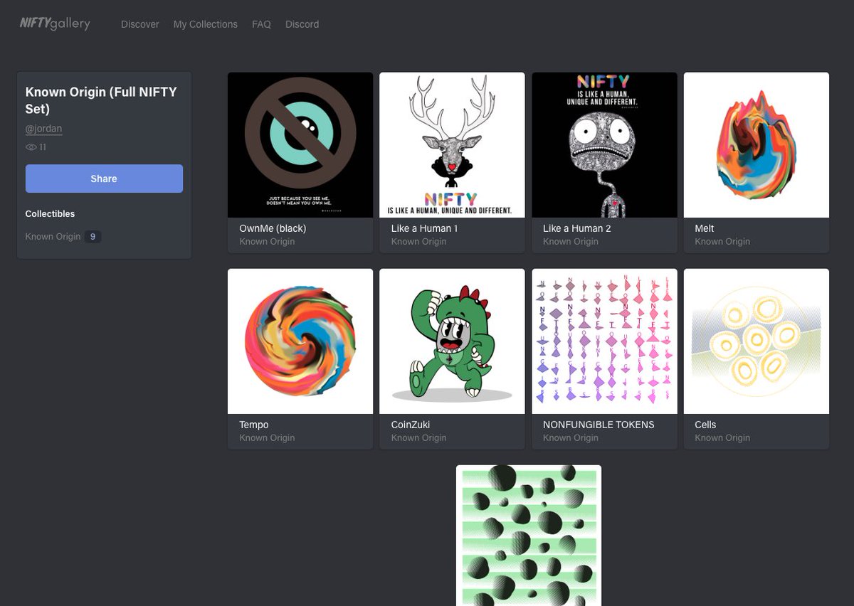 Collect the full set of <a href="/nifty_hacks/">NIFTY</a> designs by artists <a href="/Hackatao/">Hackatao ♛</a> @HEX0x6C <a href="/CoinJournal/">CoinJournal</a> <a href="/oficinastk/">oficinastk</a> &amp; #AktivProtesk via <a href="/NIFTYgallery/">CryptoGoods Gallery (formerly NIFTYgallery)</a> nifty.gallery/collection/dvA…