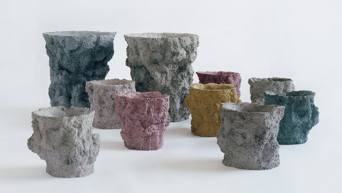 Dezeen On Twitter Rock Like Mater Vases Feature Inside