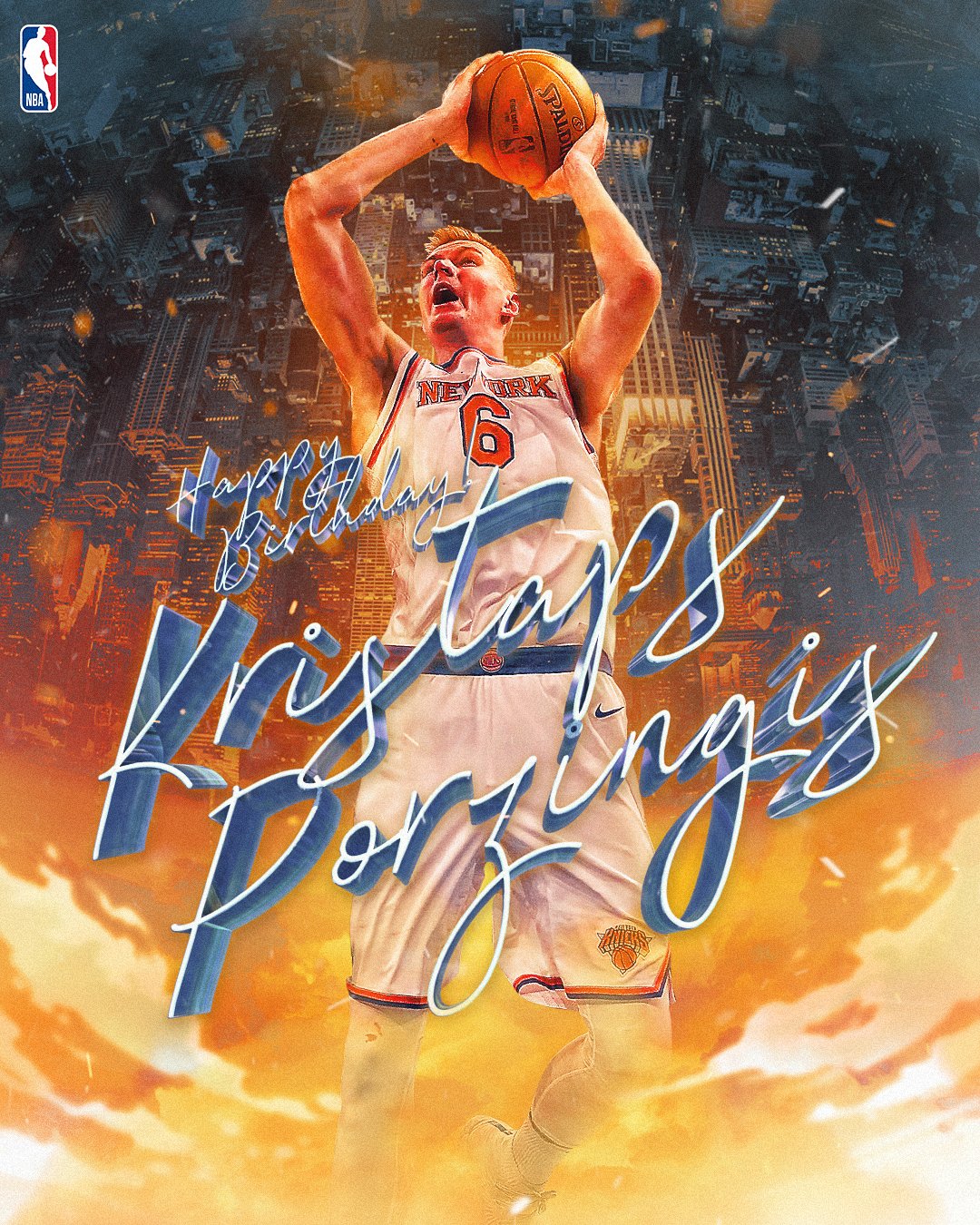 8/2 23                                    Happy 23rd Birthday, Kristaps Porzingis!!   