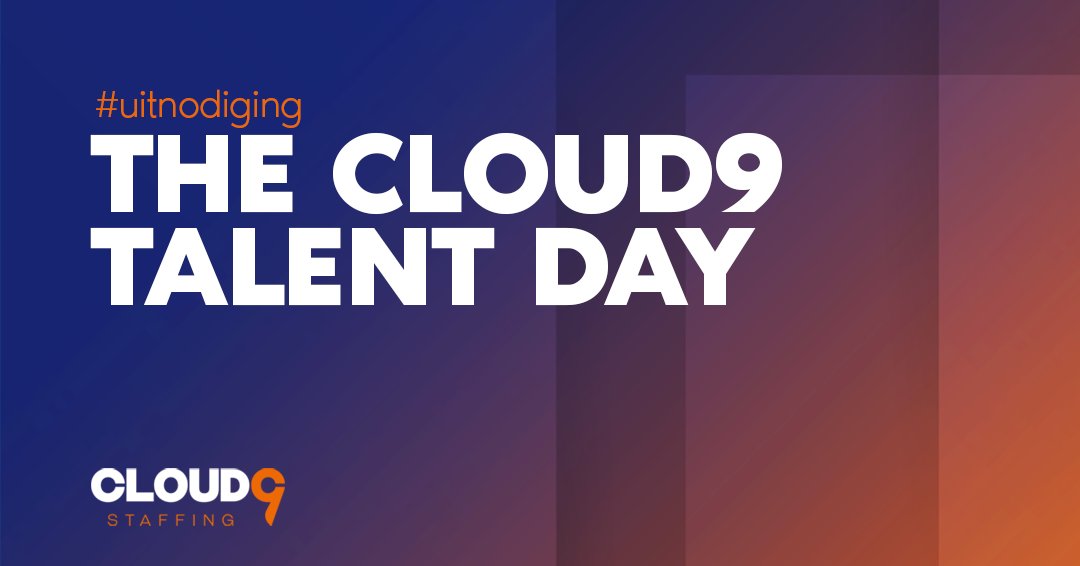 Een gratis Masterclass Sales en een gezellige borrel op een toplocatie in Amsterdam Zuid? Kom naar The Cloud9 Talent Day en maak kans op een gave baan binnen een fantastisch team! #baan #talent #sales