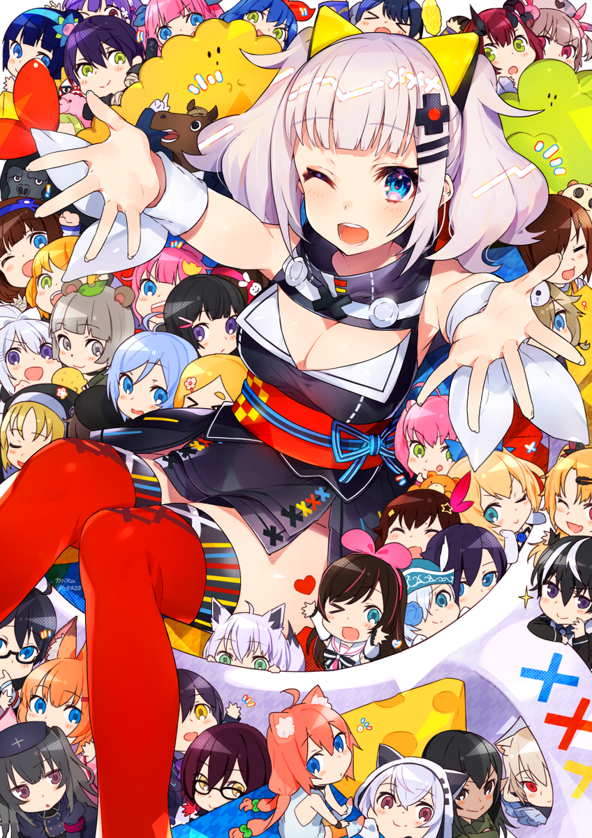 MikaPikaZo's tweet photo. 輝夜月ちゃんと仲間たち！
#輝夜月 https://t.co/2oUKC0u2JV