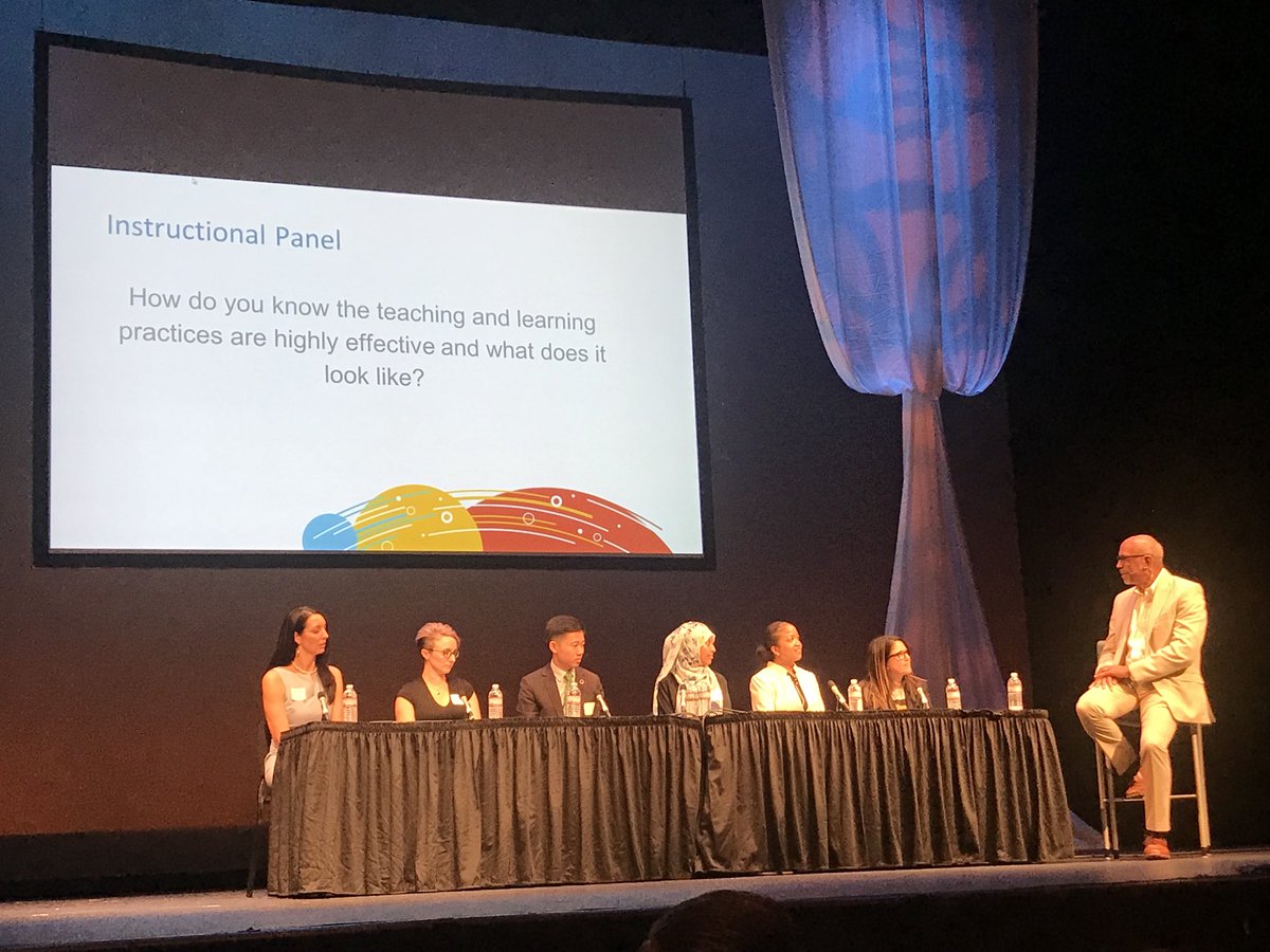 FCPSEquity's tweet photo. Our panelist of teachers, principals and students reflect on highly effective teaching and learning practices#FCPSLC18 https://t.co/ipbL7Wiz8K