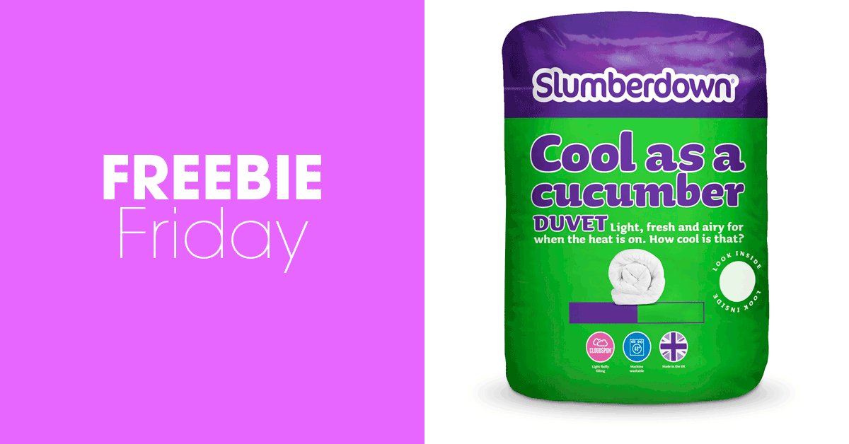 homestylemaguk's tweet photo. #FreebieFriday #win a Cool As A Cucumber double duvet from Slumberdown! For your chance to enter, simply RT and follow @homestylemaguk and @SlumberdownUK - good luck! You can find out more here: https://t.co/951tWLNQKv https://t.co/ntJYmTY4vs