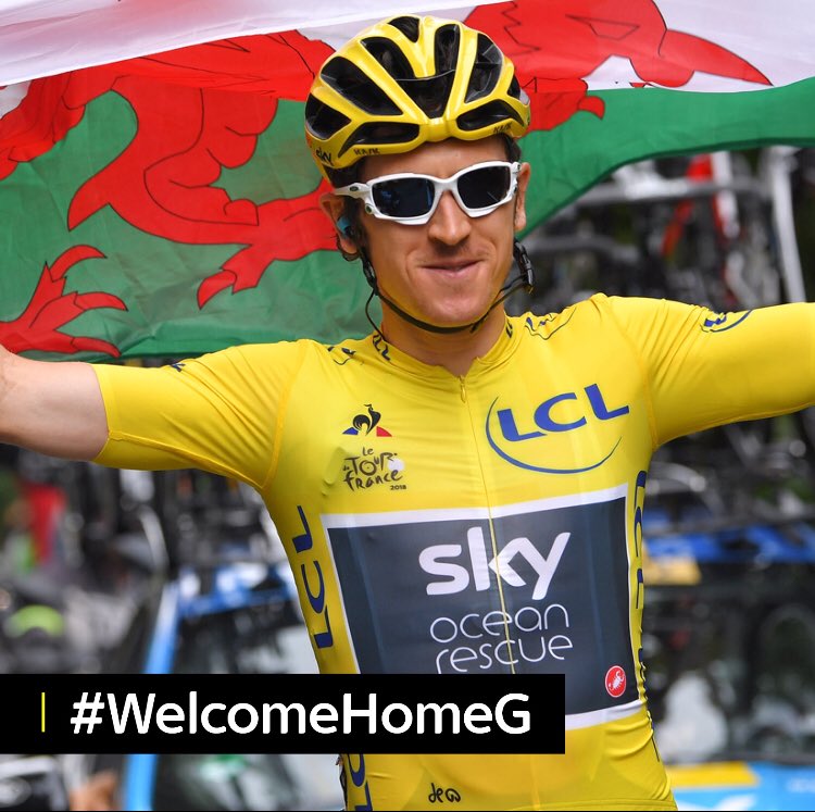 #WelcomeHomeG … 🏴󠁧󠁢󠁷󠁬󠁳󠁿 🚵‍💛 @TeamSky 
@WelshCycling
<a href="/CynulliadCymru/">Cynulliad Cymru</a> 
<a href="/AssemblyWales/">Assembly Wales</a> 
<a href="/WelshGovernment/">Welsh Government</a>
<a href="/LlywodraethCym/">Llywodraeth Cymru</a>
@CardiffCouncil