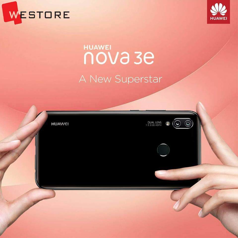 WestoreM's tweet photo. Huawei Nova 3e 
smartphone with 5.84-inch display powered by 1.7GHz octa-core processor alongside 4GB of RAM and 16-megapixel rear camera.
#Westore - #ThinkQuality! 🇲🇻🇲🇻🇲🇻
Installment: BML EasyPay, MFLC LifeStyle &amp; MIB Consumer Goods Financing 
Hotline:9896002  🇲🇻🇲🇻🇲🇻 https://t.co/vHTz1qPR02