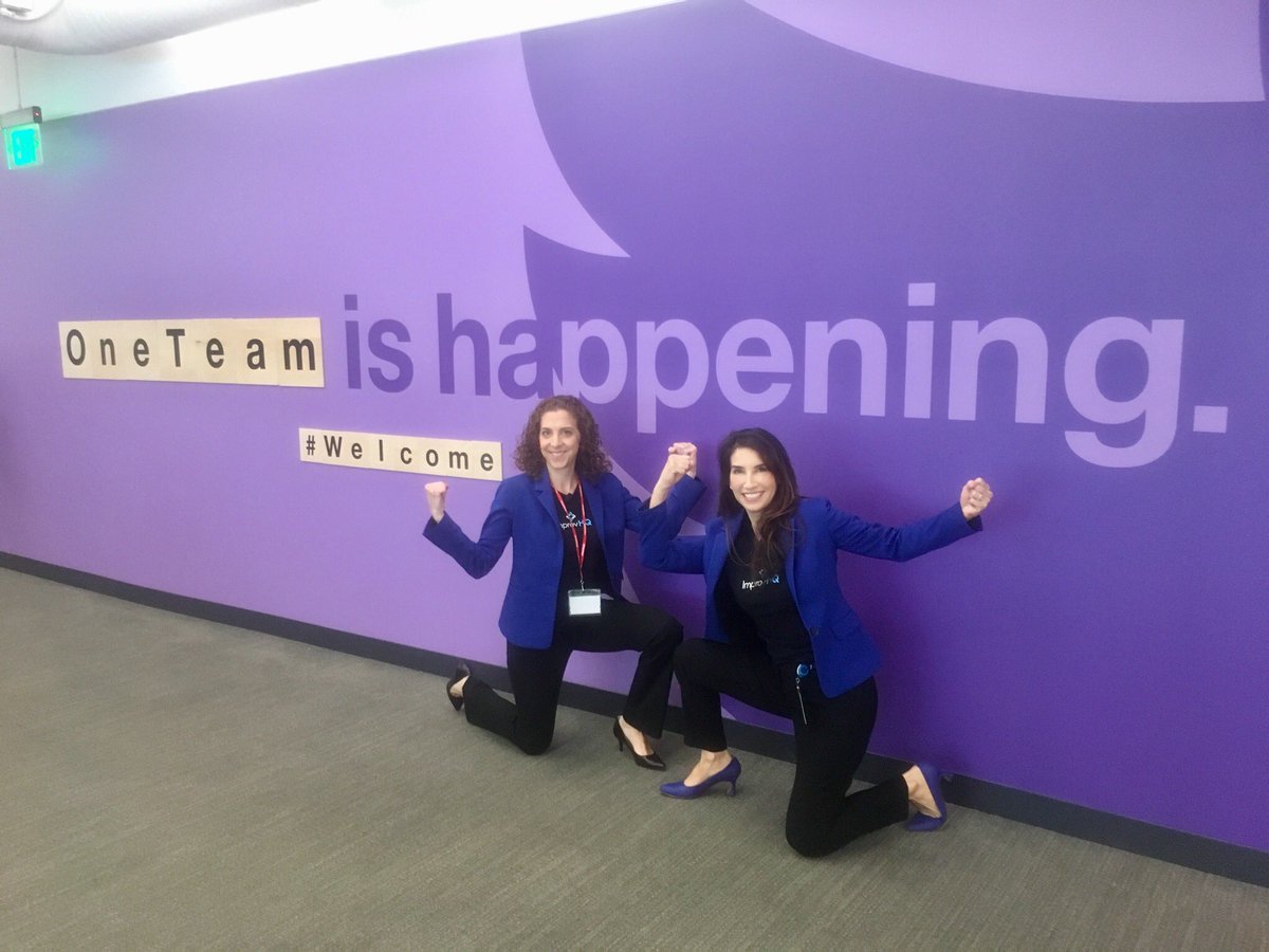 One team is happening! What we do collectively is powerful! #OneTeam #improvhq