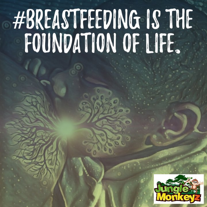 jungle_monkeyz's tweet photo. Breastfeeding gives babies the healthiest start in life. It’s #breastfeedingweek (1-7 August). Let’s help raise awareness about the importance of #breastfeeding https://t.co/tA2XOwmVyz