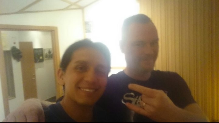 shadowwillber's tweet image. Shadow's drummer at fredman studios (Fredrik Nordstrom)