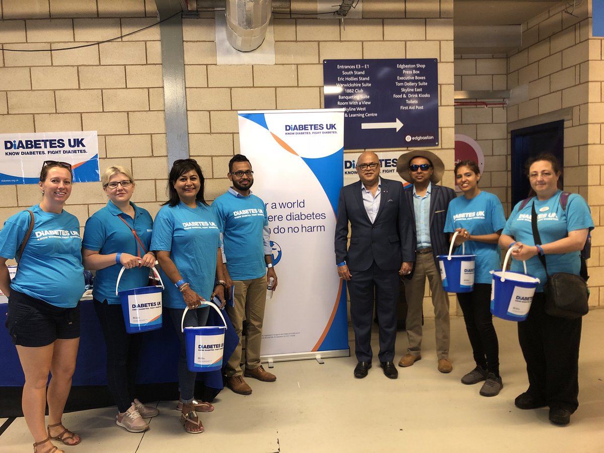 chinnaminna's tweet photo. Thank you @edgbaston. Our @DiabetesUK #midlands volunteers really enjoyed being part of the day. We were able to raise money and speak to lots of people about #diabetes  #KnowDiabetes #FightDiabetes https://t.co/DwArFTGjBi