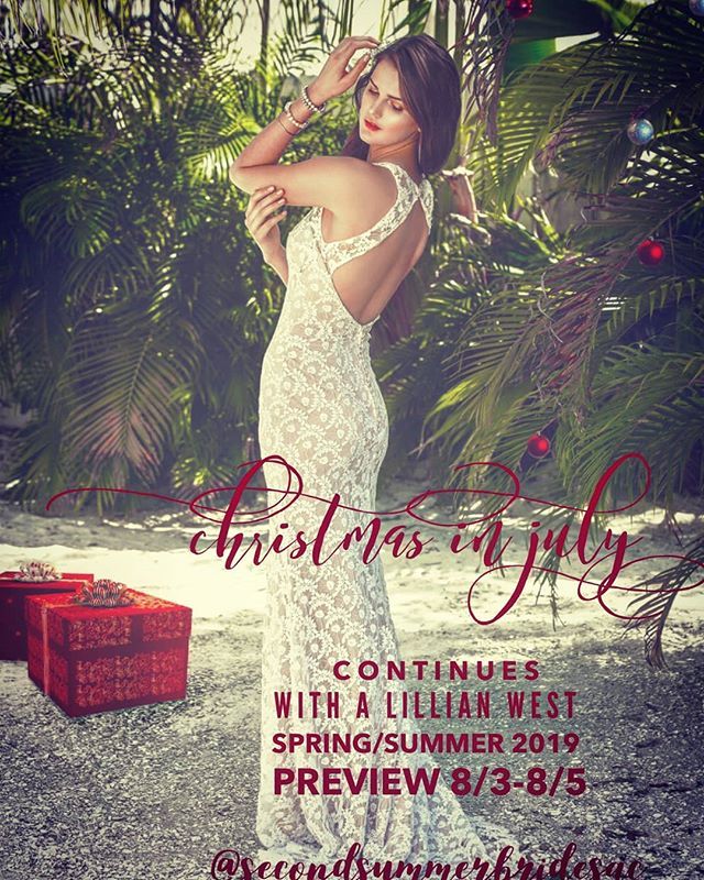 Hey #ssbBrideTribe - the ENTIRE @bylillianwest 2019 Spring/Summer collection is on the UPS Truck and will be hanging in our store starting tomorrow! Let your bridal #BohoDreams soar! 😍😍😍 .
.
#secondsummerbridesac
#😍 #ChristmasInJuly  #LillianWestBrid… ift.tt/2O8q6yv