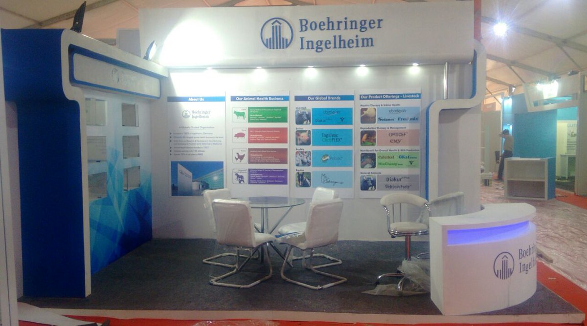 JBSemg's tweet photo. Exhibition stands fabricated for Boehringer &amp; Merial in #Ludhiana 
#eventmanagement #stallfabrication #exhibitions https://t.co/tP2LipnnhU