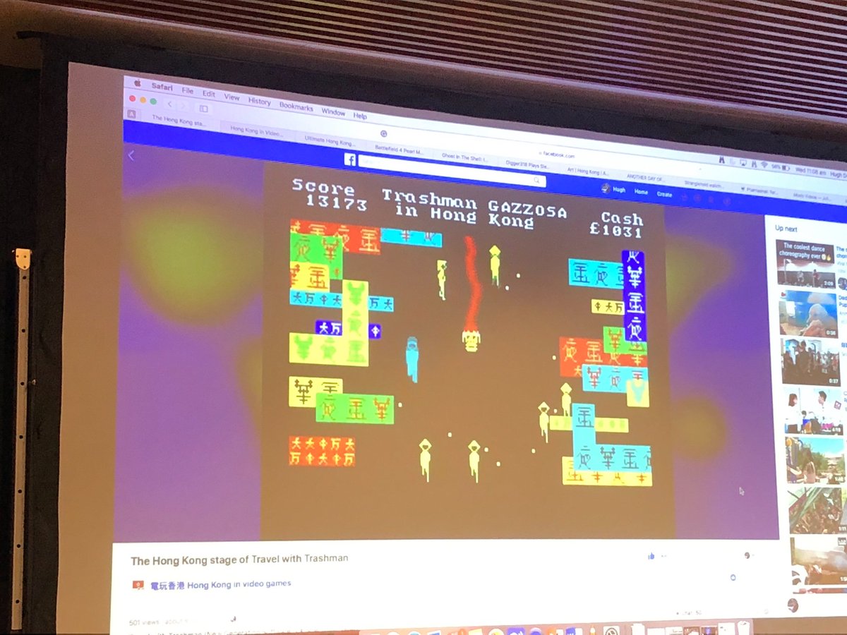 lmjday's tweet photo. Is this the first ever video game to feature Hong Kong? Exciting to discover “Travel with Trashman” (1984) by ZX Spectrum thanks to Hugh Davis, @mplusmuseum @designtrusthk fellow, sharing his interim research on Hong Kong’s representation in video games this week. https://t.co/R1Qsvzimmt