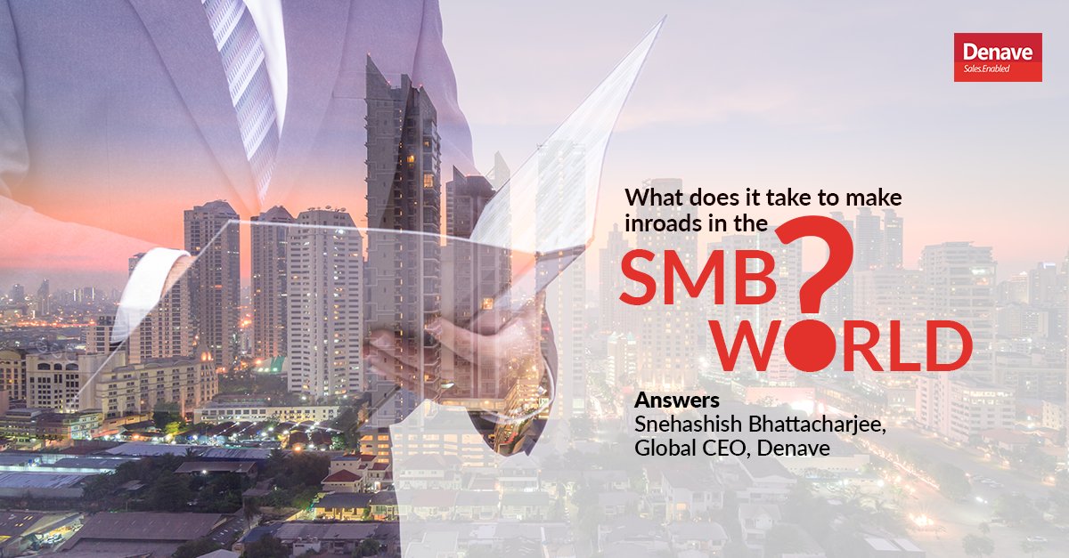 denaveglobal's tweet image. Cracking the SMB market shouldn&apos;t be an uphill task when you know what to do. Here&apos;s Snehashish Bhattacharjee, Global CEO, Denave on what it takes to make inroads in the SMB market. bit.ly/2n1EYDh
#SMB #DatabaseStrategy #TargetAudience #PurchaseProbability