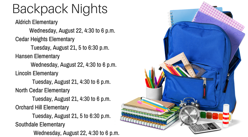 CF_schools's tweet photo. #backpacknights #backtoschool https://t.co/Alnm0hJyD2