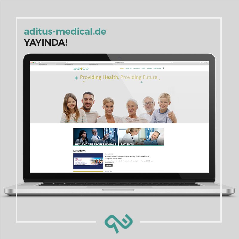 Berlin menşeili medikal firması Aditus'un web site tasarımını tamamladık;

buff.ly/2LPISxW