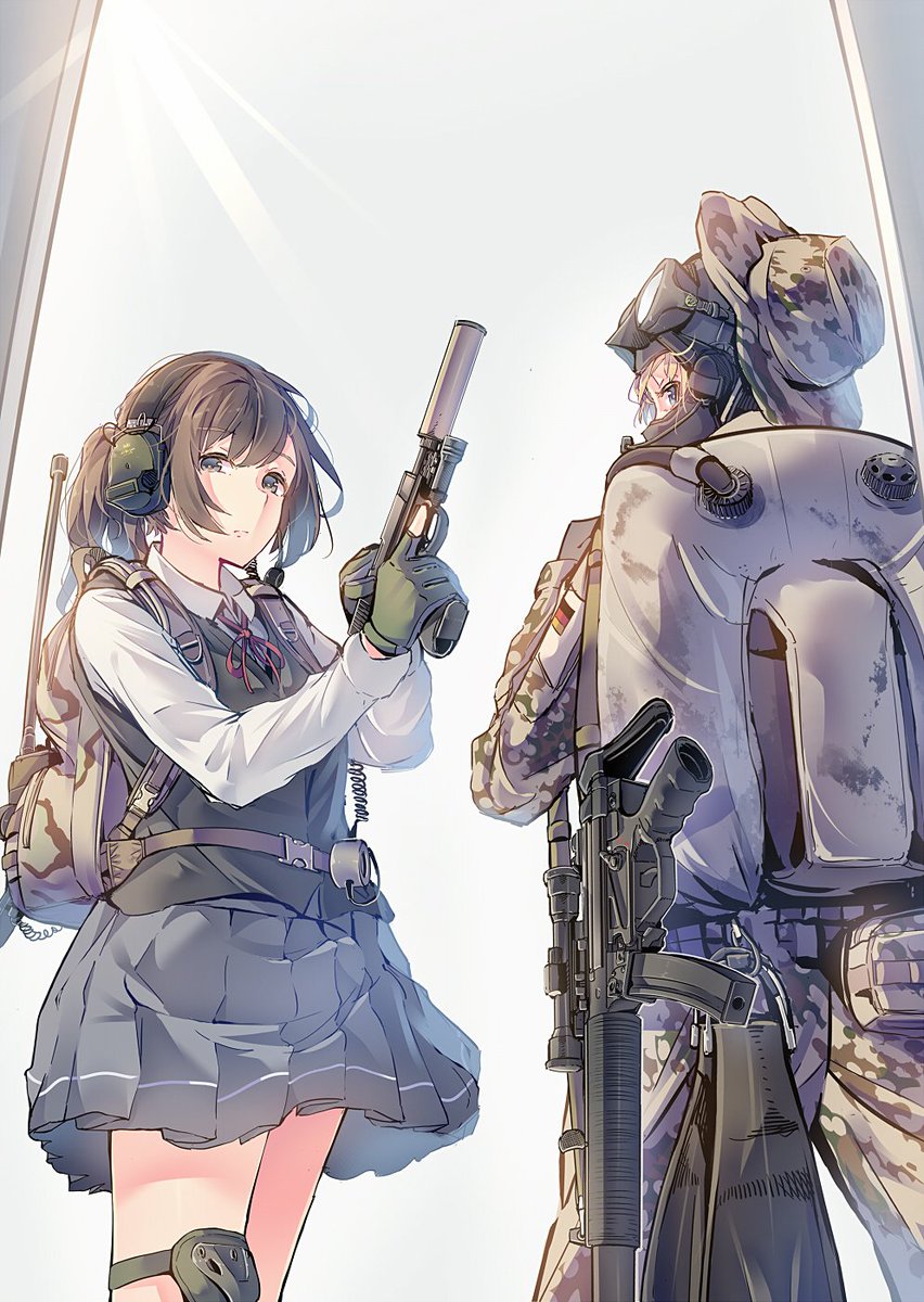 Daito On Twitter C94 おしながき 新刊 武装女子高生 軍装女子