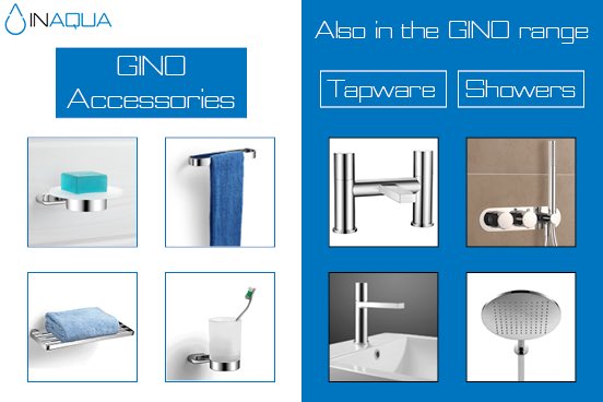 inaqua_itb's tweet photo. The GINO range by INAQUA includes a complete collection of solid brass, chrome plated bathroom accessories, as well as brassware and showering ranges with complementary designs https://t.co/DxtAqzWUXp