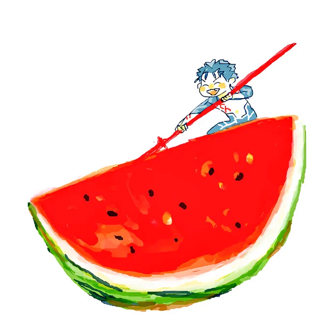 そのスイカ?貰い受ける 
