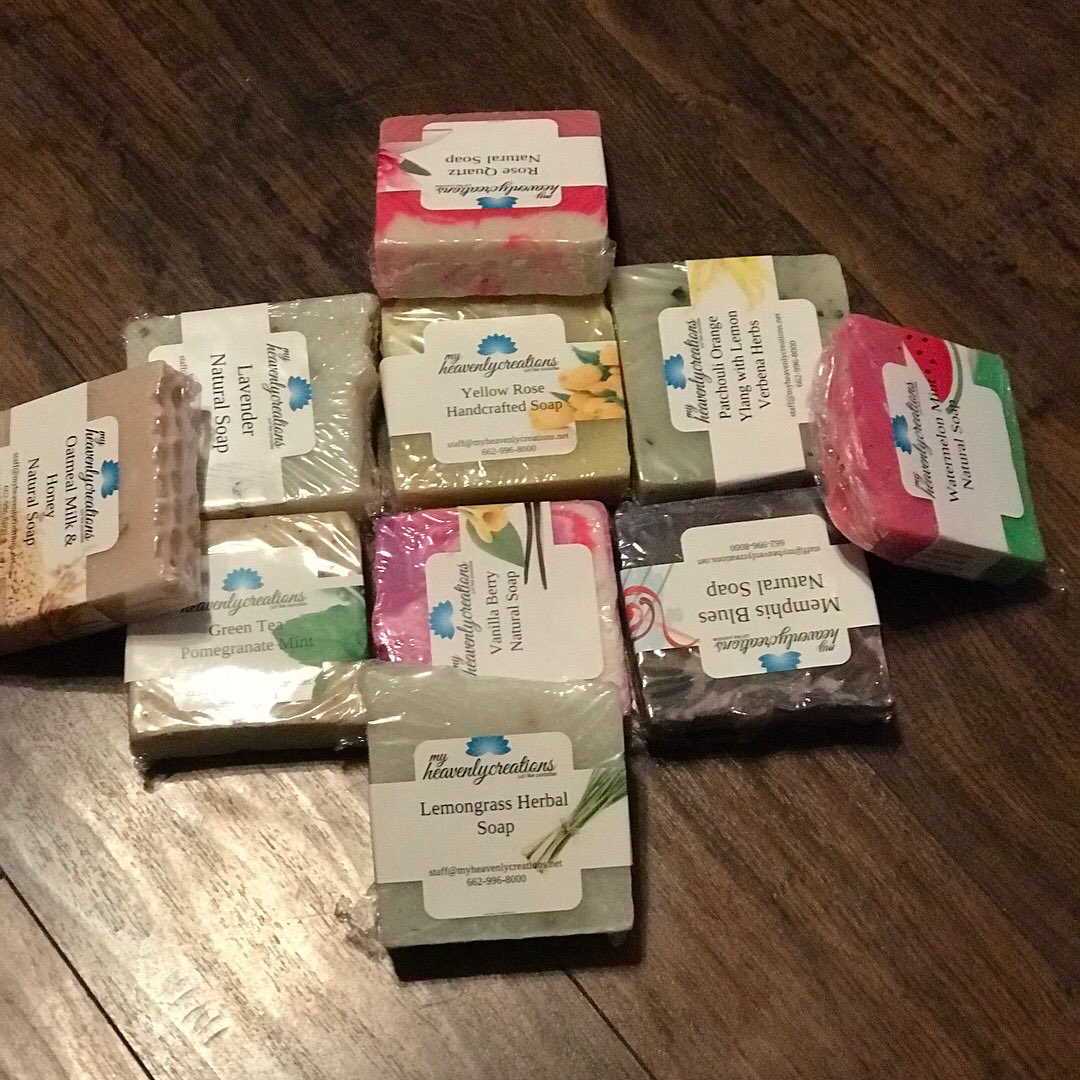 HeavenlyMy's tweet photo. Got Soap?? We do Natural Spa Body Soap! #begoodtoyourskin #luxurybathandbody #naturalsoap #justheavenly #myvibe #myheavens #madeinusa🇺🇸 #gotsoap #naturalskincare @shabchicmarketplace @wholesale_nutrition @amazonhandmade @mmdc901 @bcollectiveshop https://t.co/fXAVosreSq