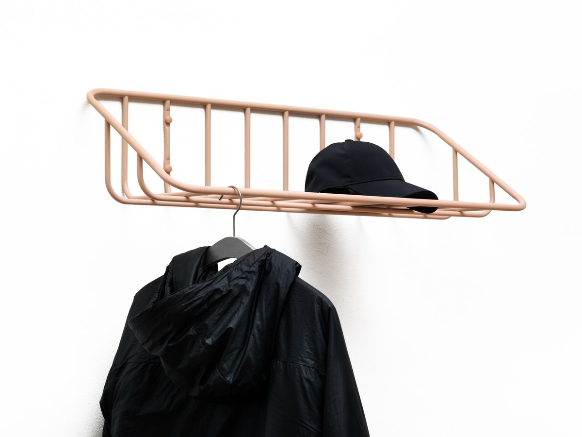 BRAND_KIOSK's tweet image. New in: the beautiful Catch-all by #MikaTolvanen for #Authentics. Whether as a wardrobe on the wall, as a practical kitchen shelf or as a shoe rack in the hallway - the versatile Catch-all is now available in the colours pink, gray or black in the online store of Authentics!
