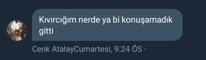 Kıvırcığınız geldi siz yoksunuz Cenk Bey... @CenkkAtalay