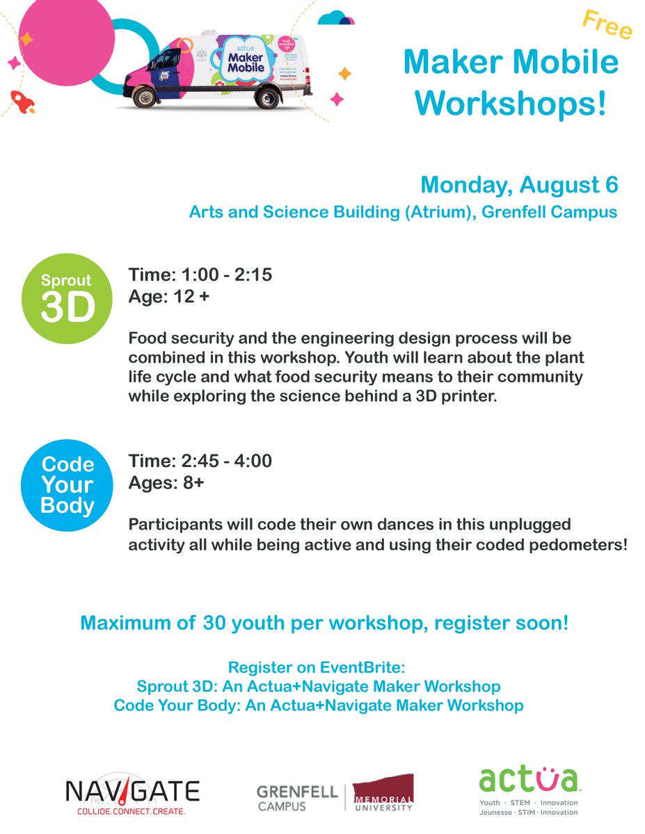 grenfellcampus's tweet photo. These workshops make us all wish we were kids again! Everyone welcome! https://t.co/Aj0zCFQpFi