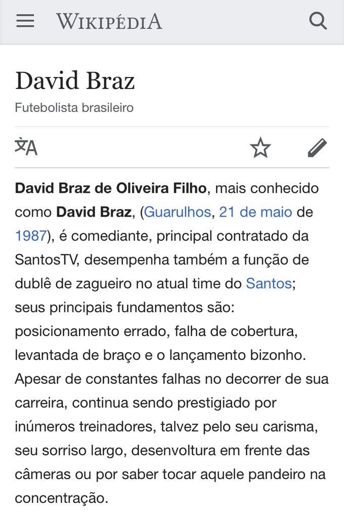 augustocezar_23's tweet photo. Melhor definição? Impossível! #ForaDavidBraz https://t.co/11GN4OnrKf