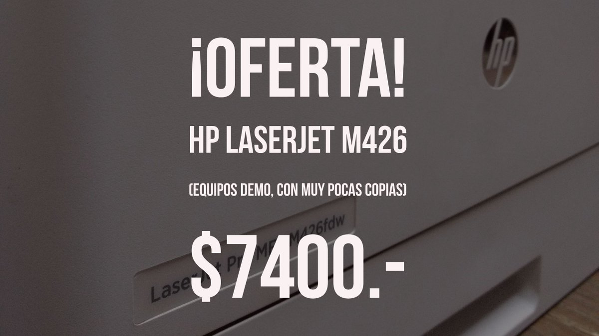 EncoderPrint's tweet image. ¡Oferta! #HP