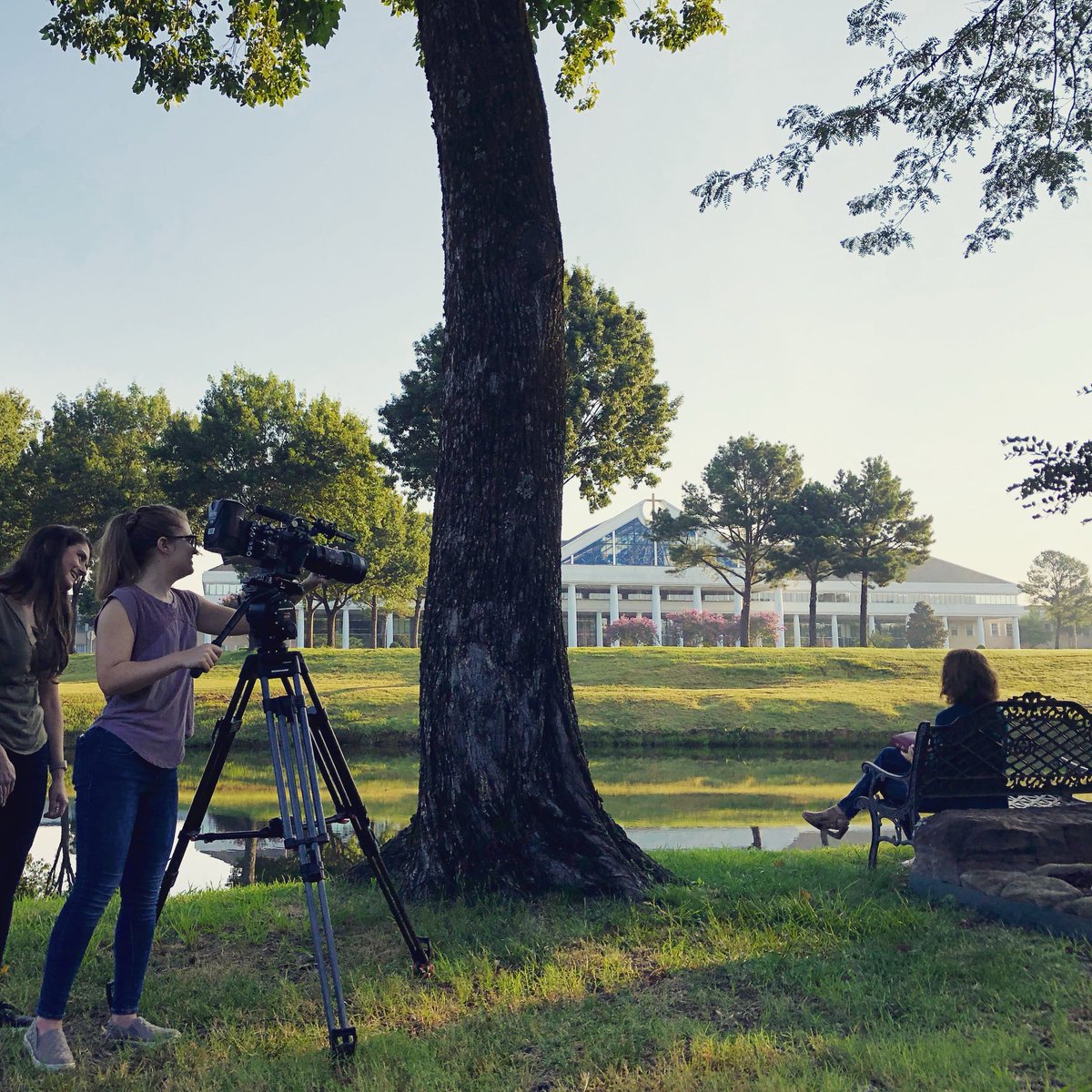 LarryMAnderson's tweet photo. Great weather, great crew, great early morning shoot! https://t.co/9sPzGFgo41