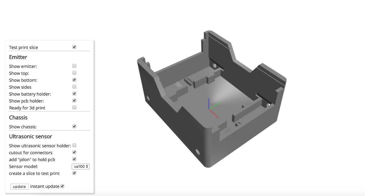 Mark_kaosat_dev's tweet image. almost done designing a fully parametric version of the super nice #SMARS robot (thingiverse.com/thing:2662828) in +OpenJSCAD.org !